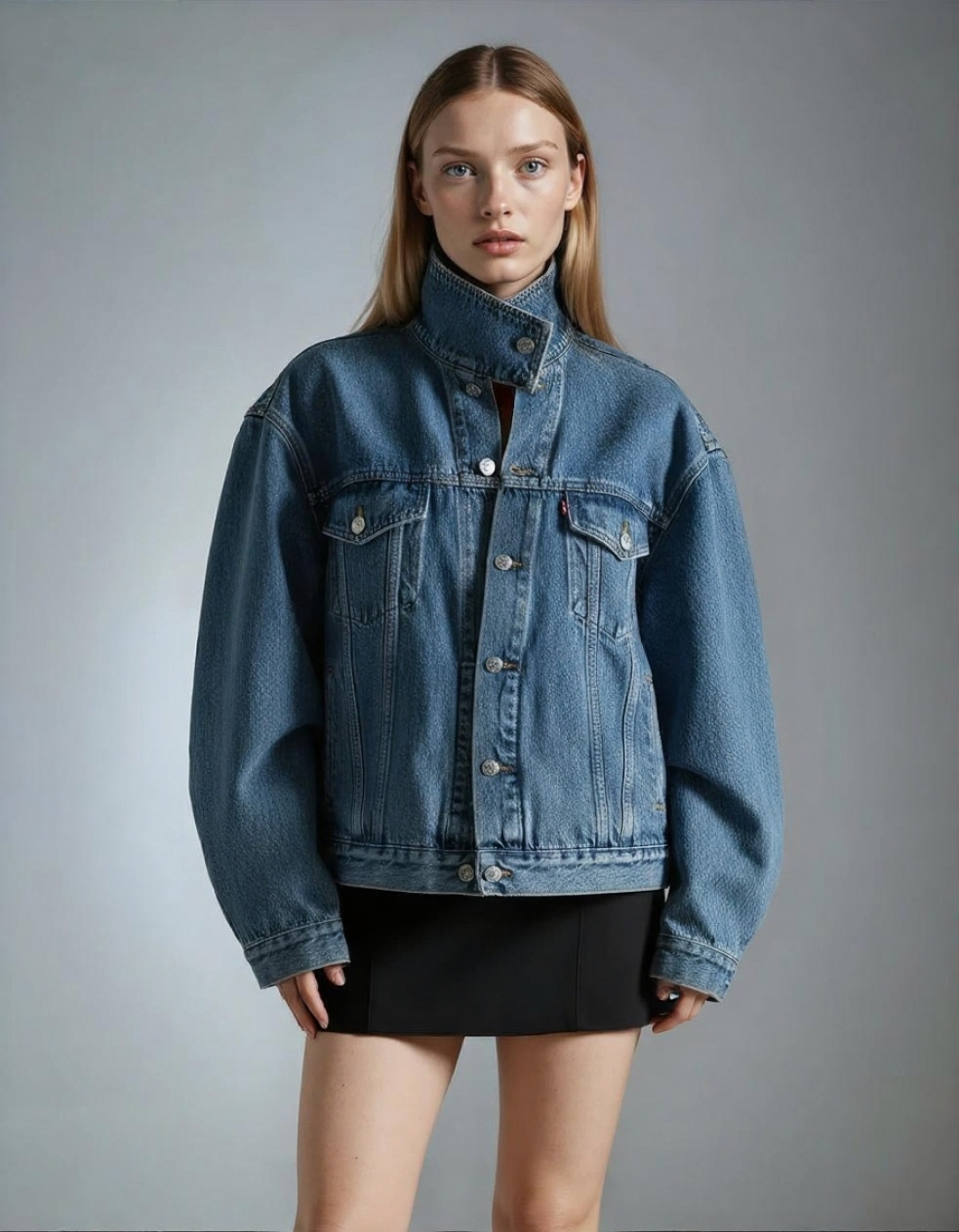 ROMY | Chaqueta Vaquera Asimétrica